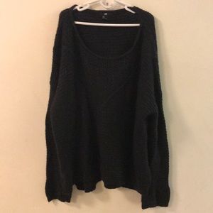 Black Oversized Sweater